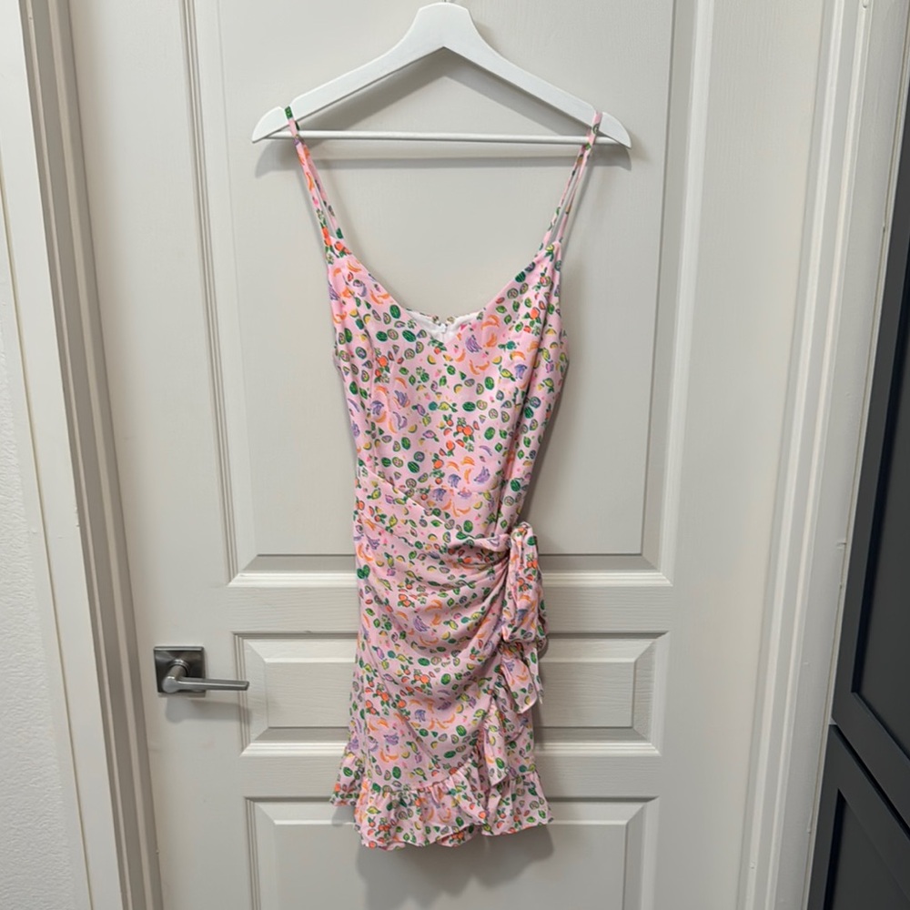 Lilly Pulitzer Pink and Green Mini Dress